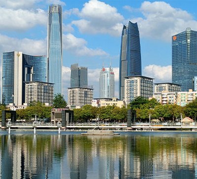 承建东莞市国贸中心工程 （东莞第一高楼）